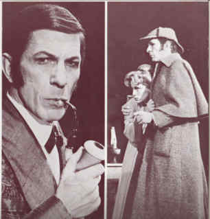 Leonard as Holmes with Alice